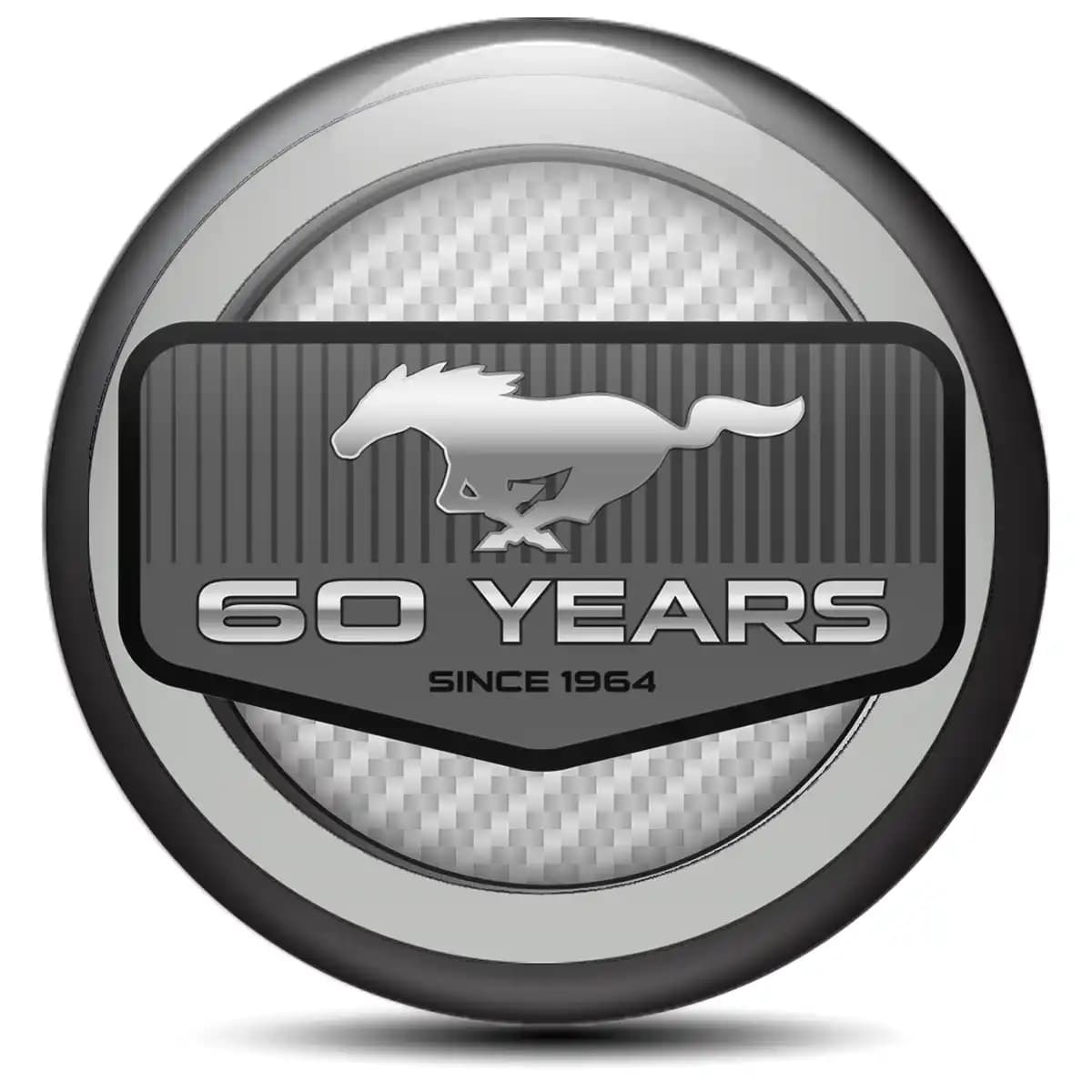 Ford Mustang Domed Sticker Self-Adhesive Premium Quality