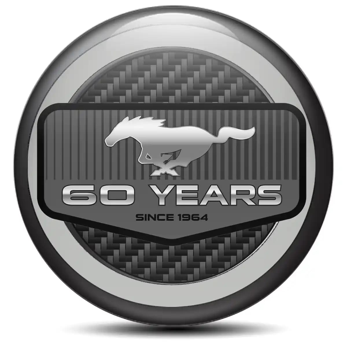 Ford Mustang Domed Sticker Stylish Design