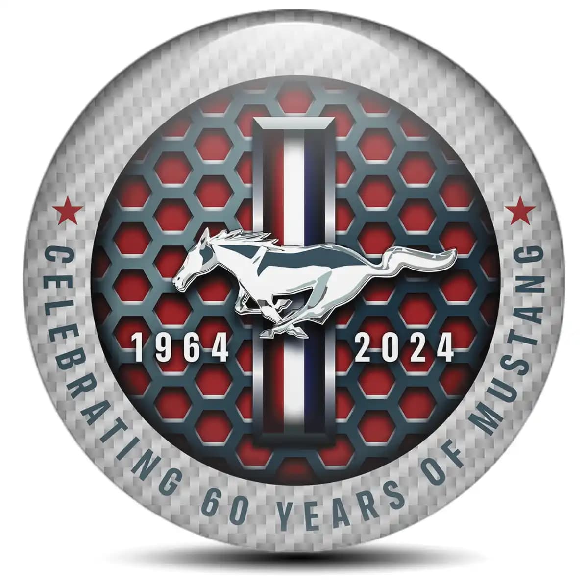 Ford Mustang Emblem Badge Self-Adhesive Premium Edition