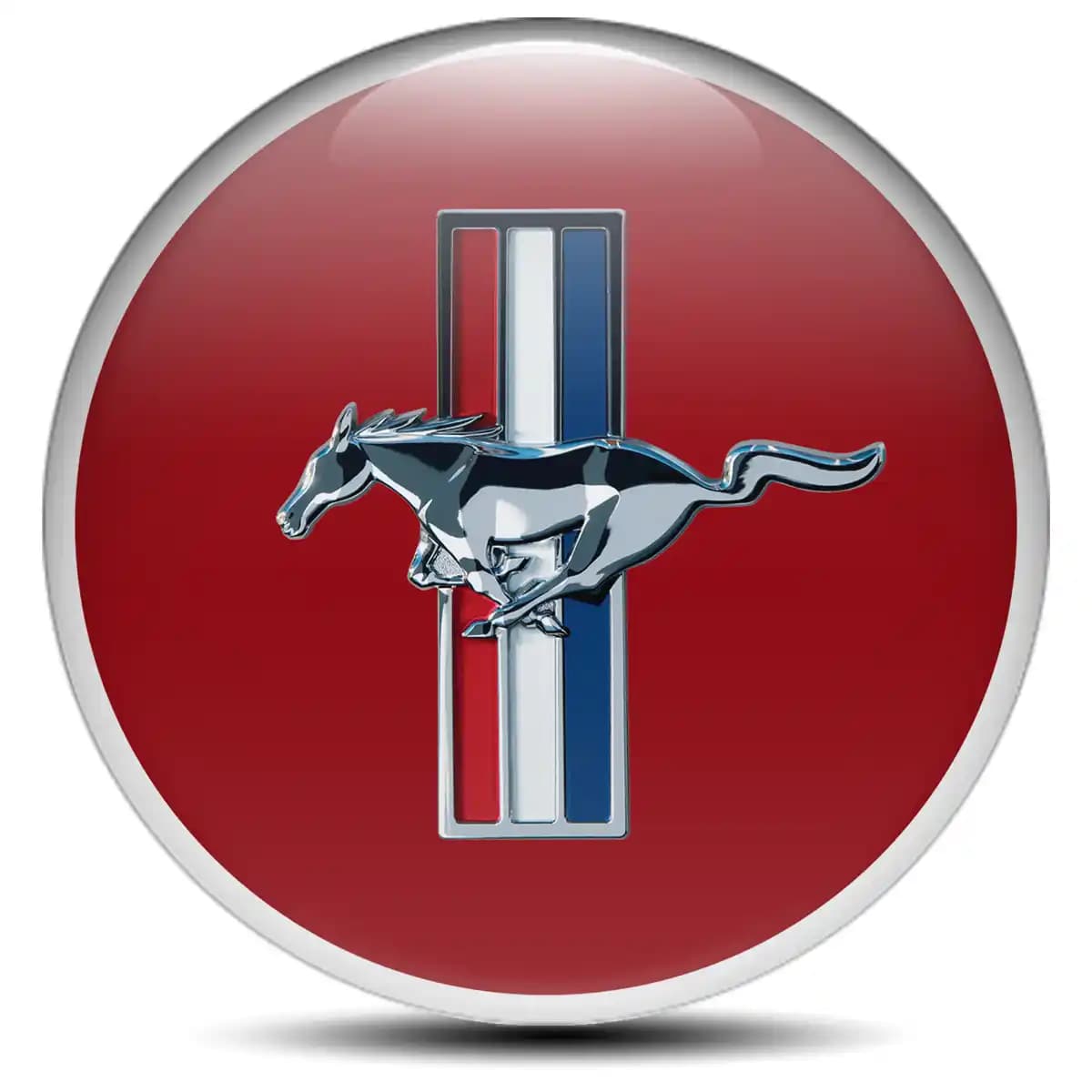 Ford Mustang Emblem Center Hub Cap Self-Adhesive High Quality
