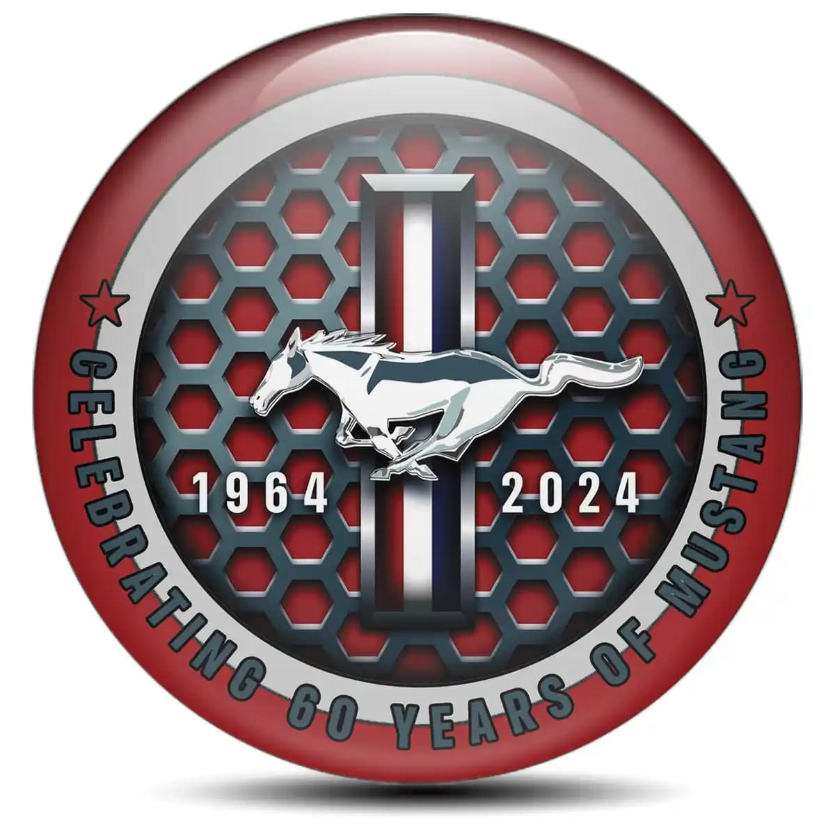 Ford Mustang Emblem Epoxy Self-Adhesive Premium Edition