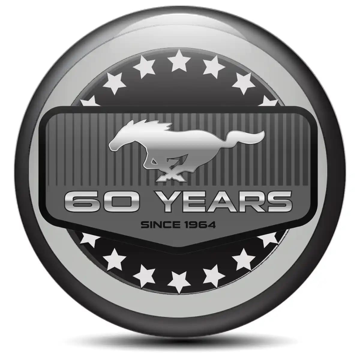 Ford Mustang Emblem Wheel Center Caps Premium Edition