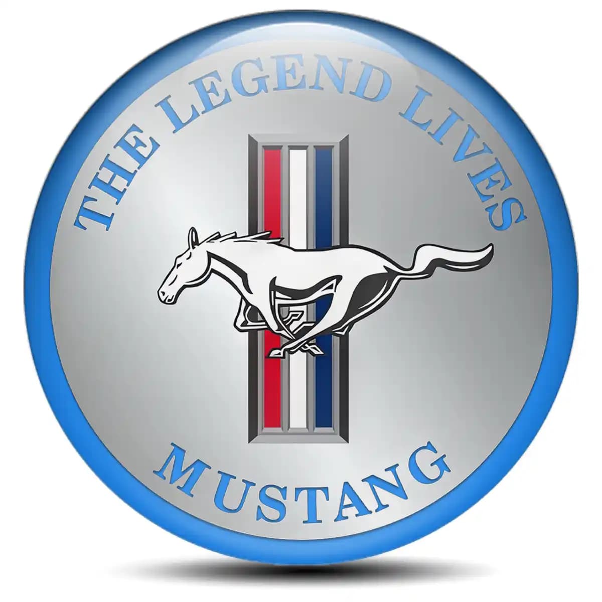Ford Mustang Logo Emblem Self-Adhesive High Quality