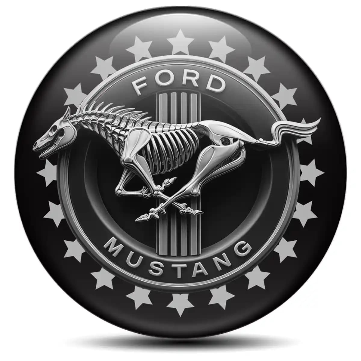 Ford Mustang Logo Sticker Premium Quality