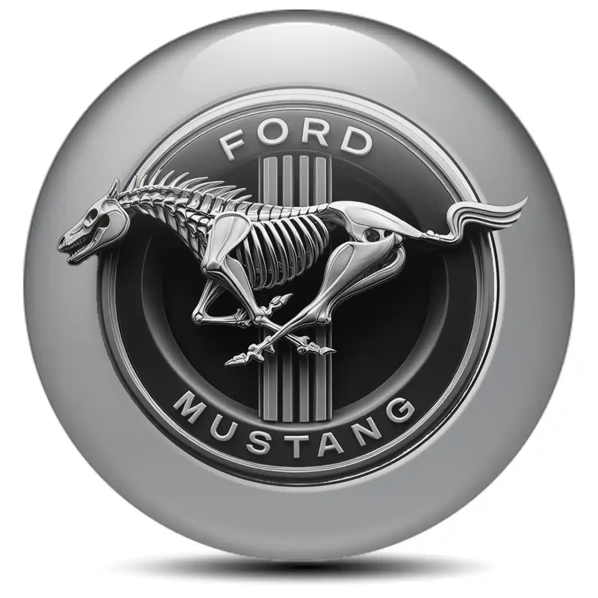 Ford Mustang Sticker Epoxy 3D Gel Stylish Design