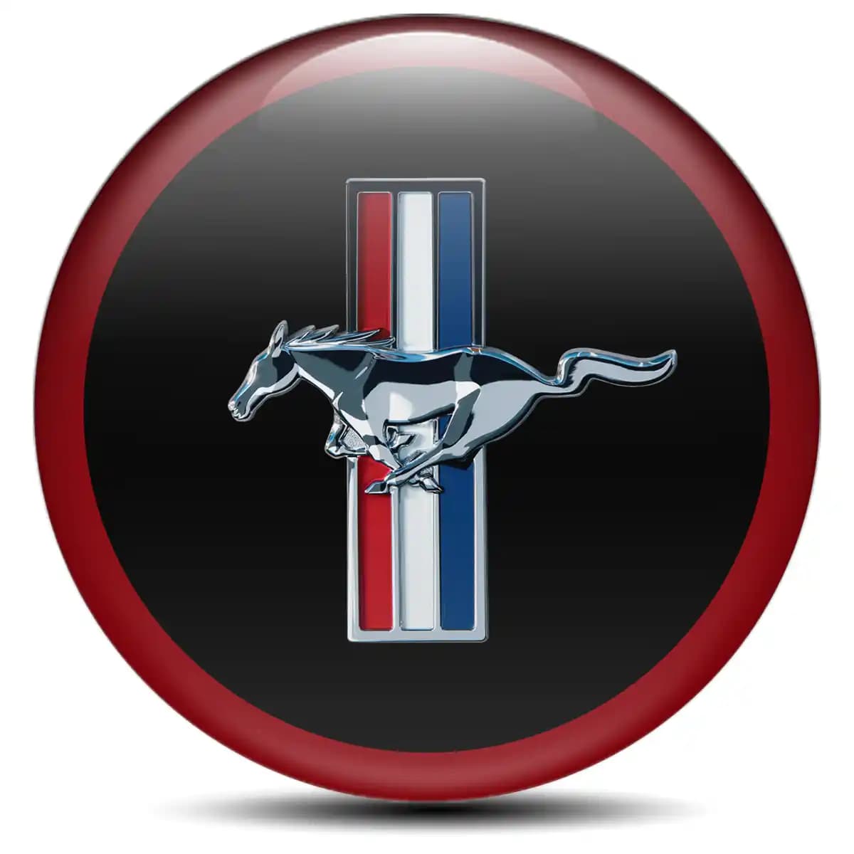 Ford Mustang Wheel Emblem Self-Adhesive Stylish Design
