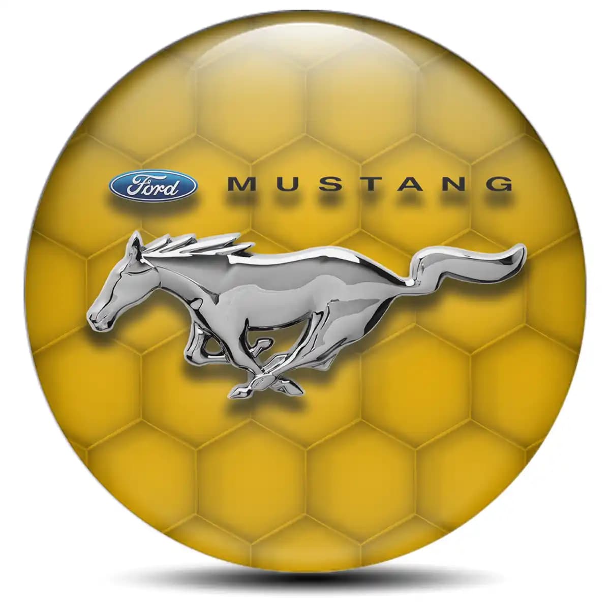 Ford Mustang Wheel Emblems High Quality