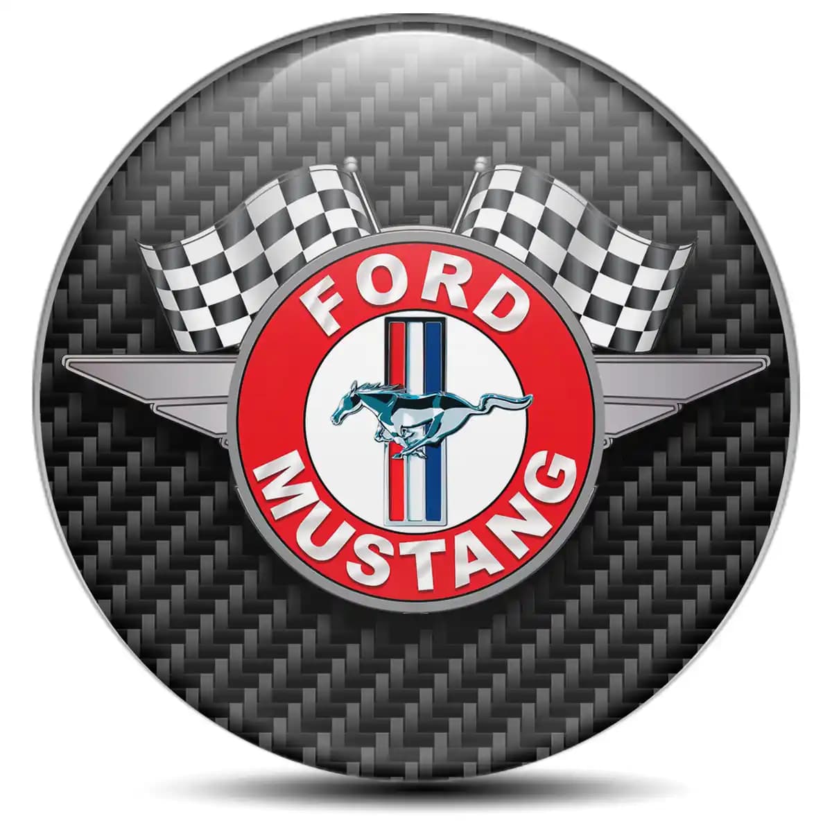 Ford Mustang Wheel Emblems Premium Edition