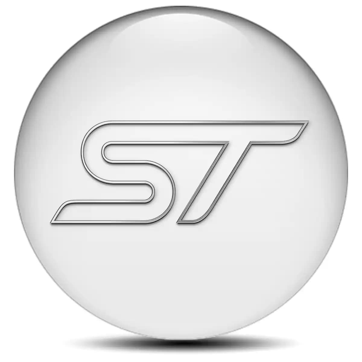Ford ST Emblem Center Hub Cap Self-Adhesive Stylish Design