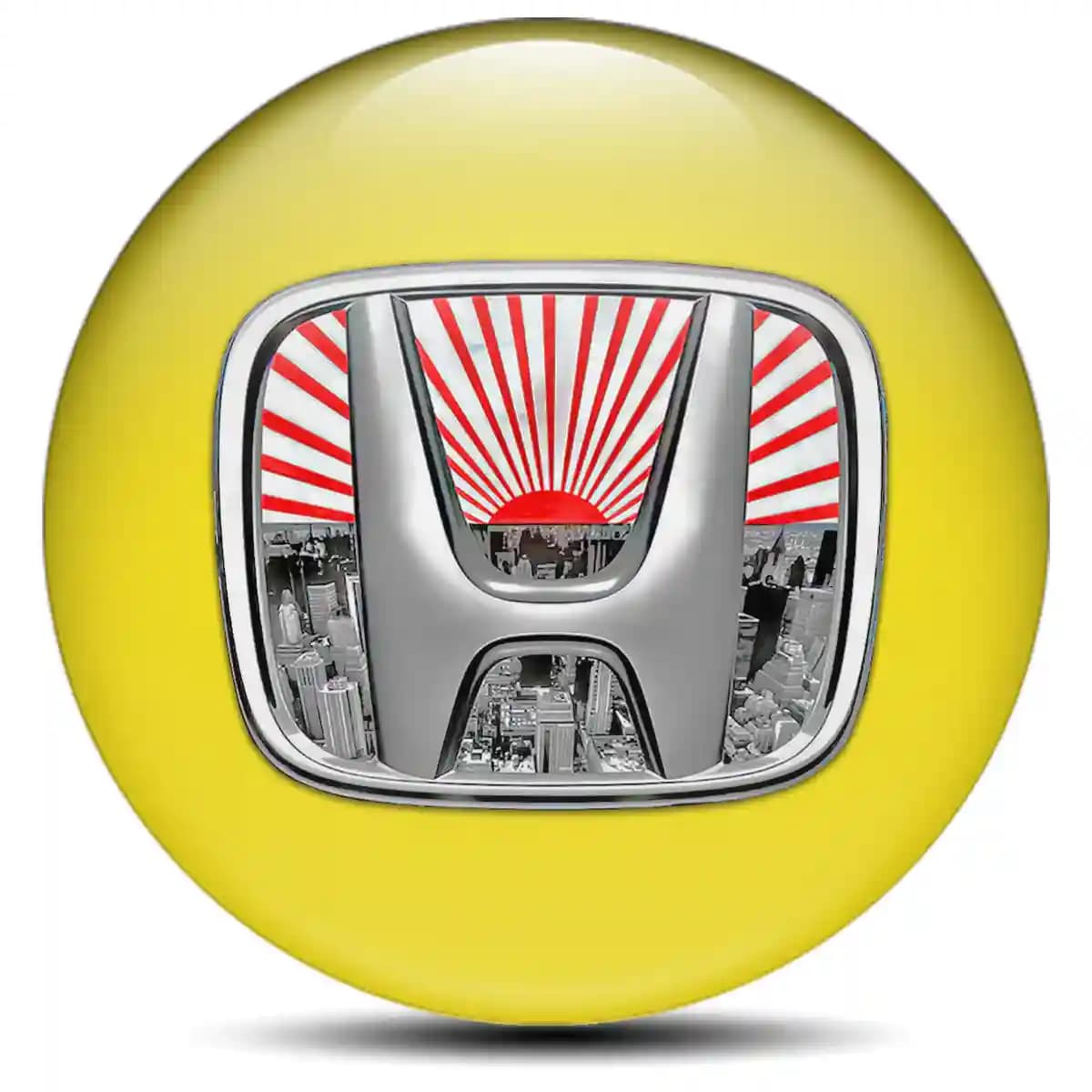 Honda Domed Sticker Self-Adhesive High Quality