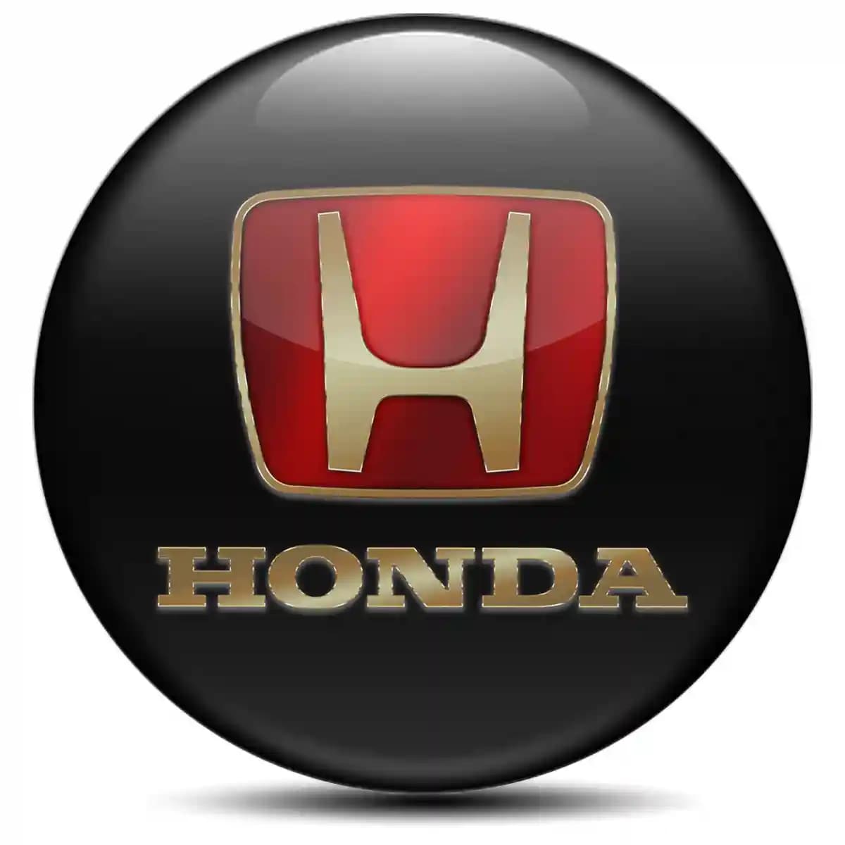 Honda Domed Sticker Stylish Design