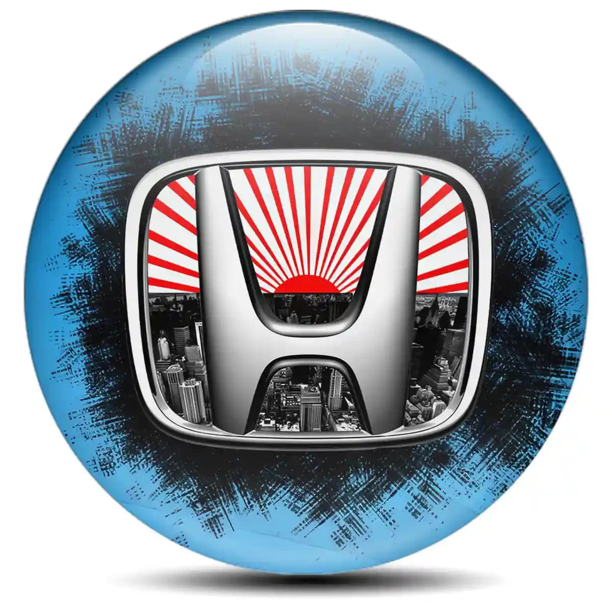 Honda Emblem Badge Self-Adhesive Stylish Design