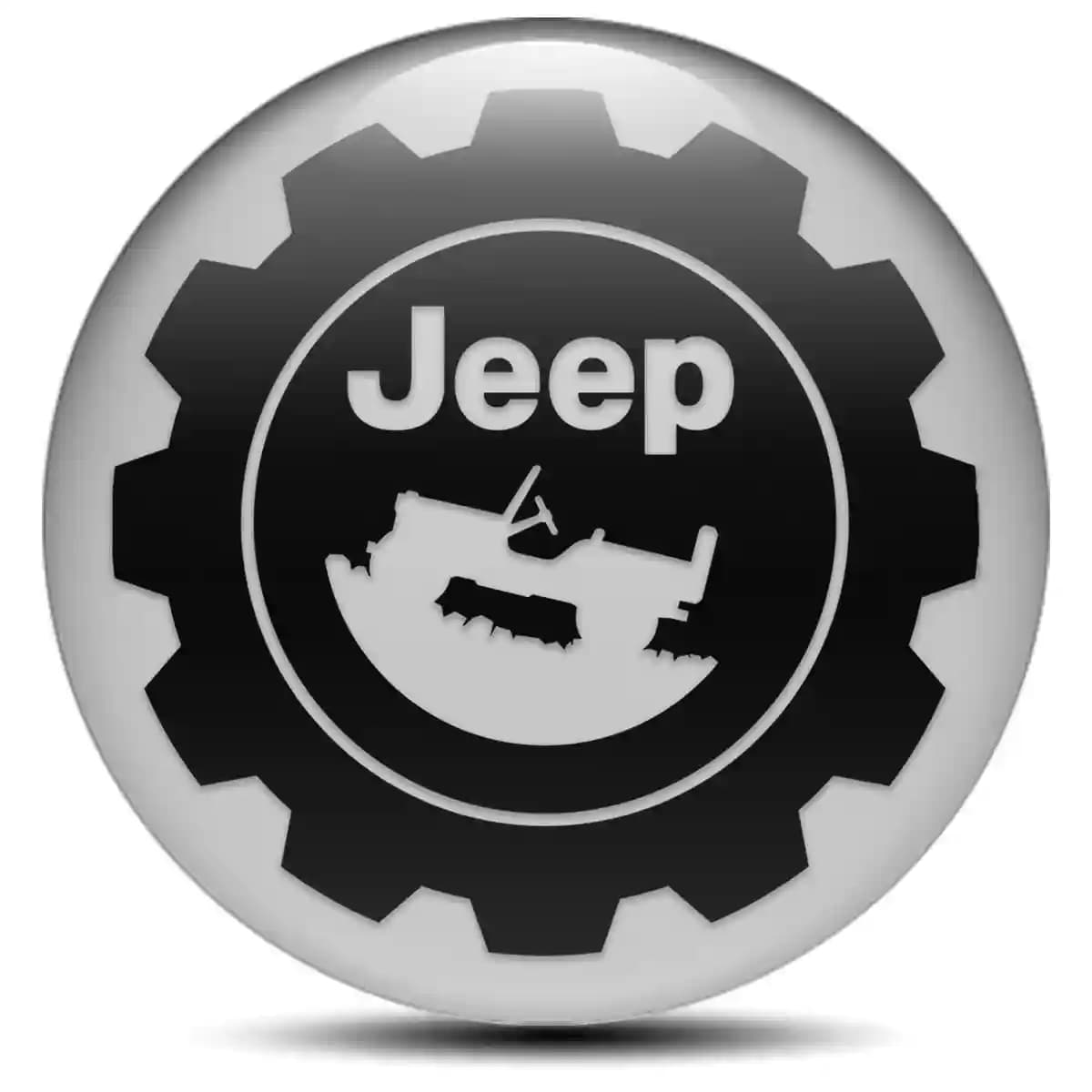Jeep Domed Emblem High Quality