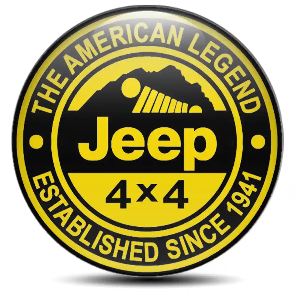 Jeep Domed Emblem Self-Adhesive High Quality