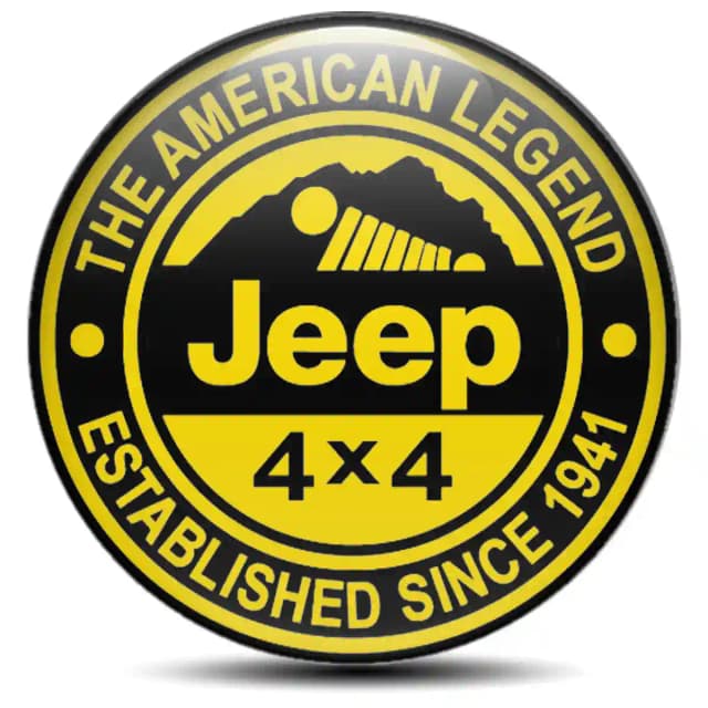 Jeep Domed Emblem Self-Adhesive High Quality