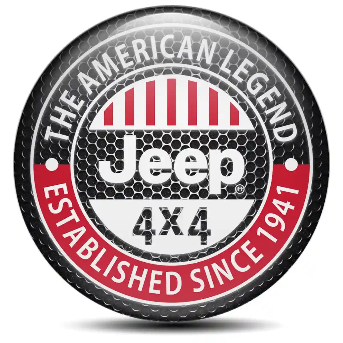 Jeep Domed Sticker Premium Quality