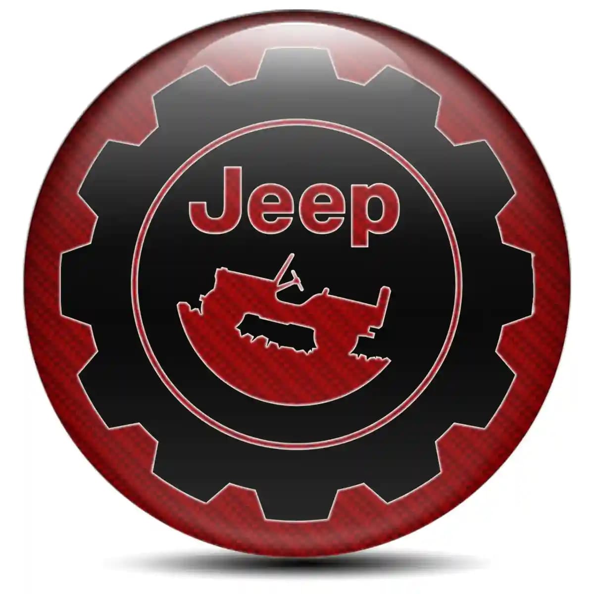 Jeep Domed Sticker Self-Adhesive Stylish Design