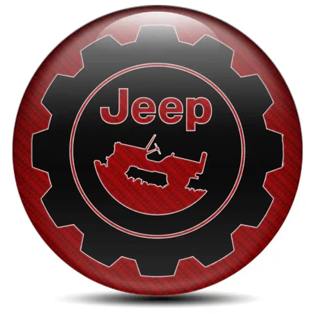 Jeep Domed Sticker Self-Adhesive Stylish Design