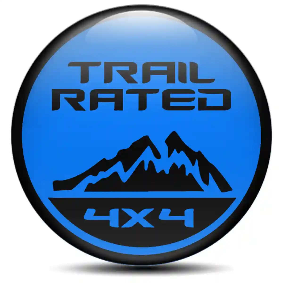 Jeep Domed Sticker Stylish Design