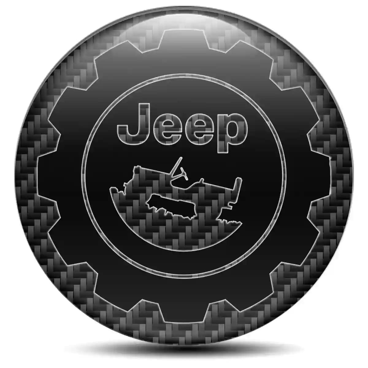 Jeep Emblem Badge Self-Adhesive Premium Quality