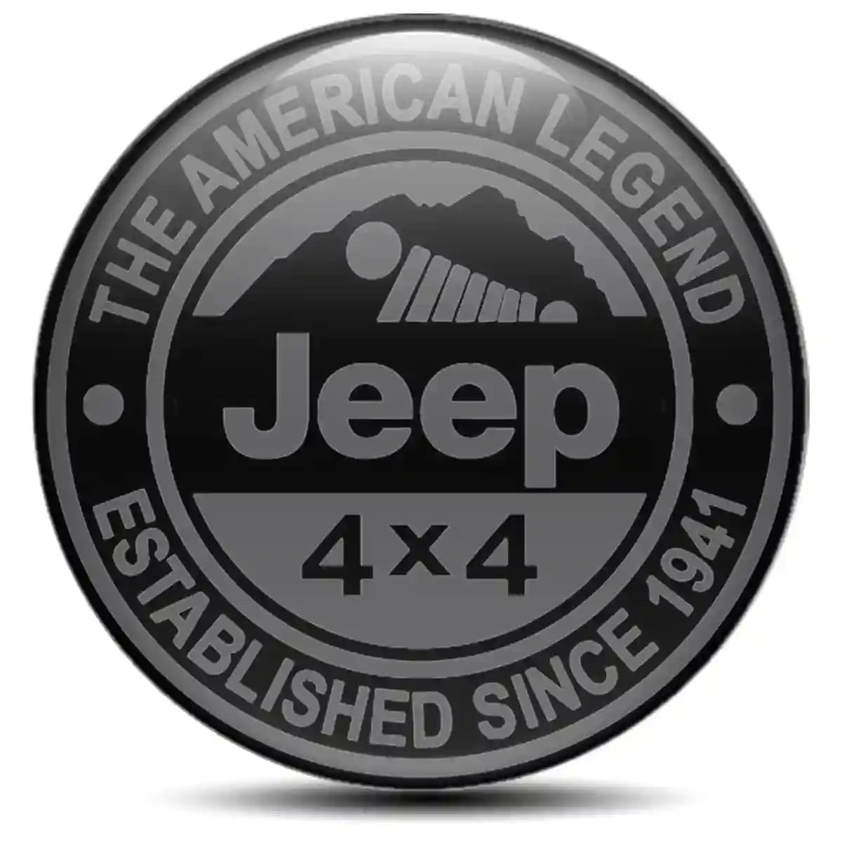 Jeep Emblem Wheel Center Caps Stylish Design