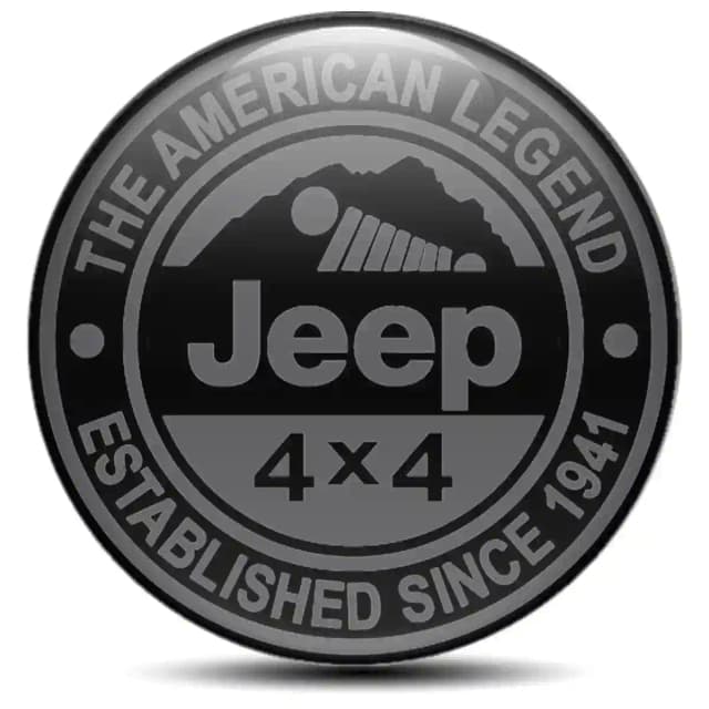 Jeep Emblem Wheel Center Caps Stylish Design