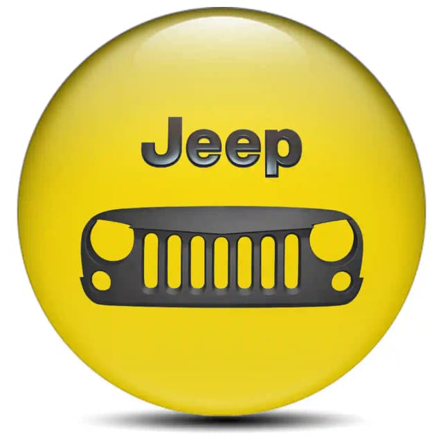 Jeep Logo Emblem Self-Adhesive Premium Edition