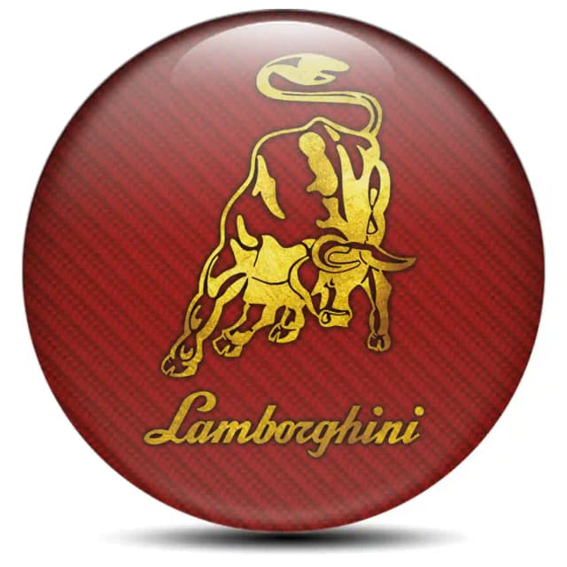 Lamborghini Badge Emblems Center Cap Stylish Design