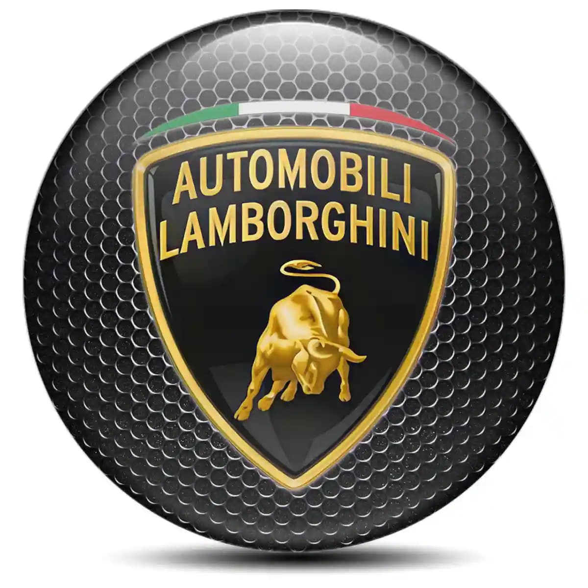 Lamborghini Domed Emblem Self-Adhesive High Quality