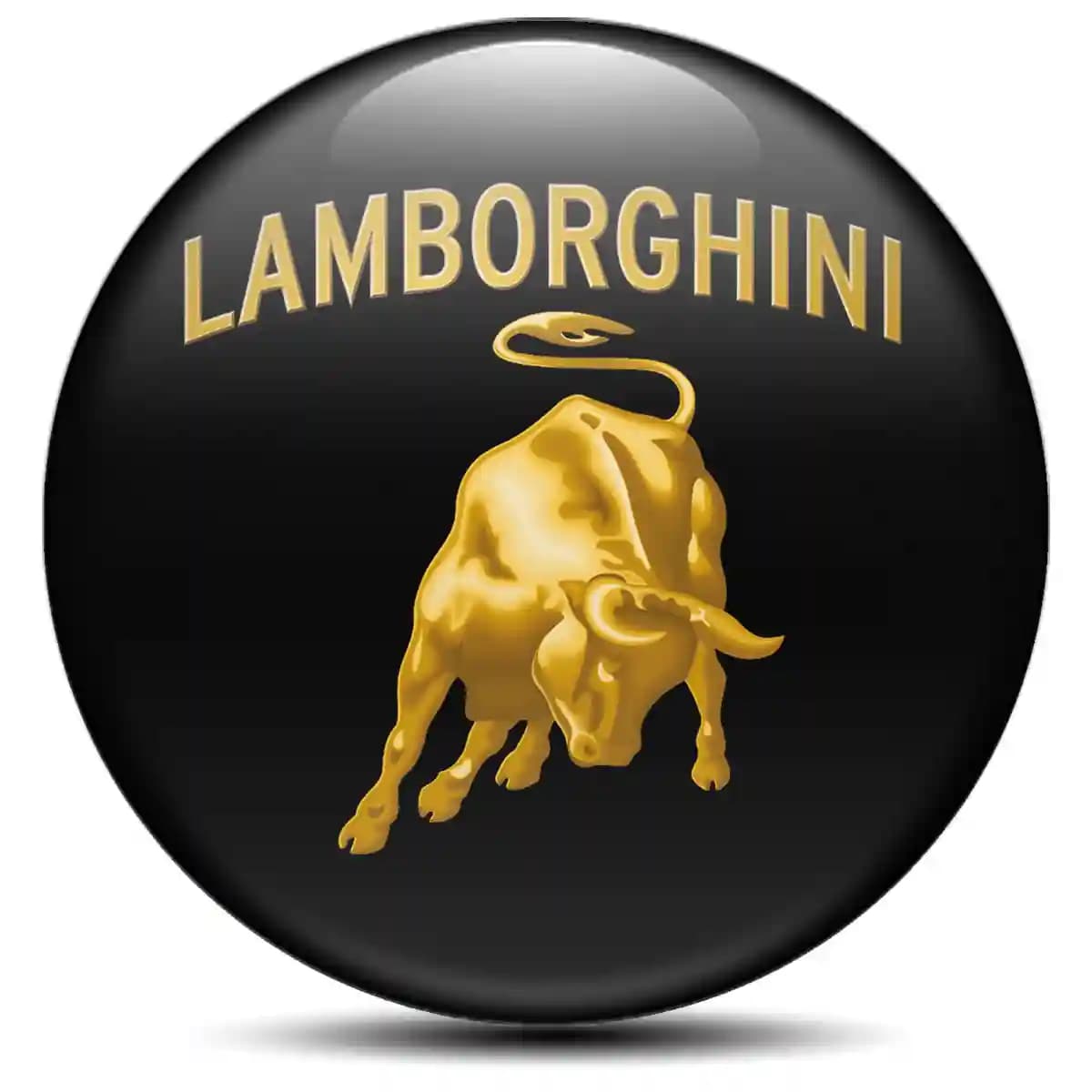 Lamborghini Domed Sticker Self-Adhesive Stylish Design