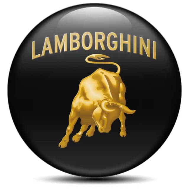 Lamborghini Domed Sticker Self-Adhesive Stylish Design