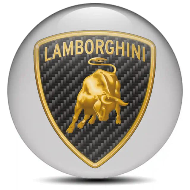 Lamborghini Emblem Badge Self-Adhesive Stylish Design