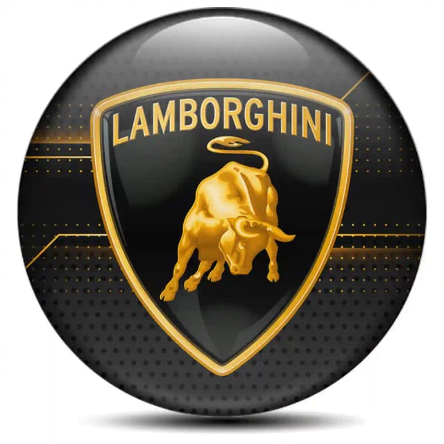 Lamborghini Emblem Center Hub Cap Self-Adhesive High Quality