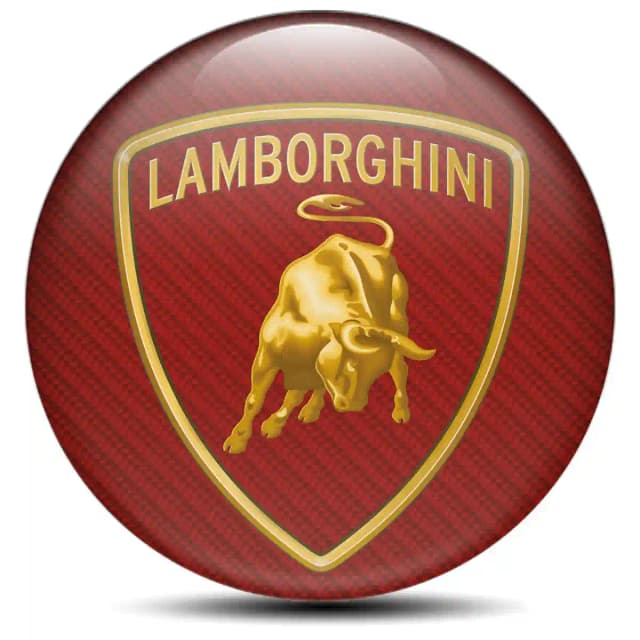 Lamborghini Emblem Epoxy Self-Adhesive Stylish Design