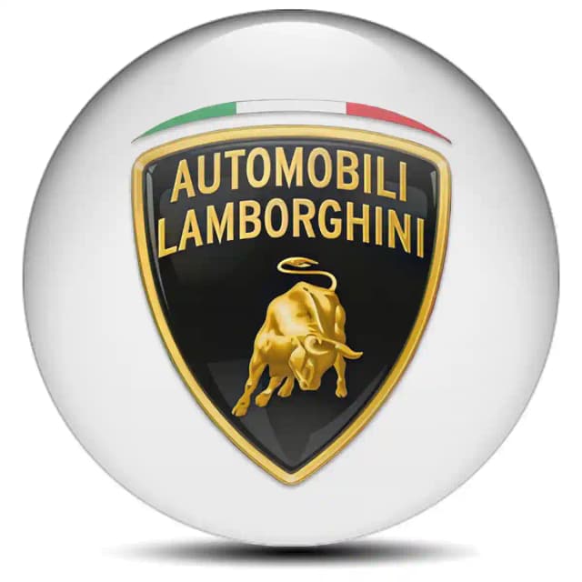 Lamborghini Logo Sticker Stylish Design
