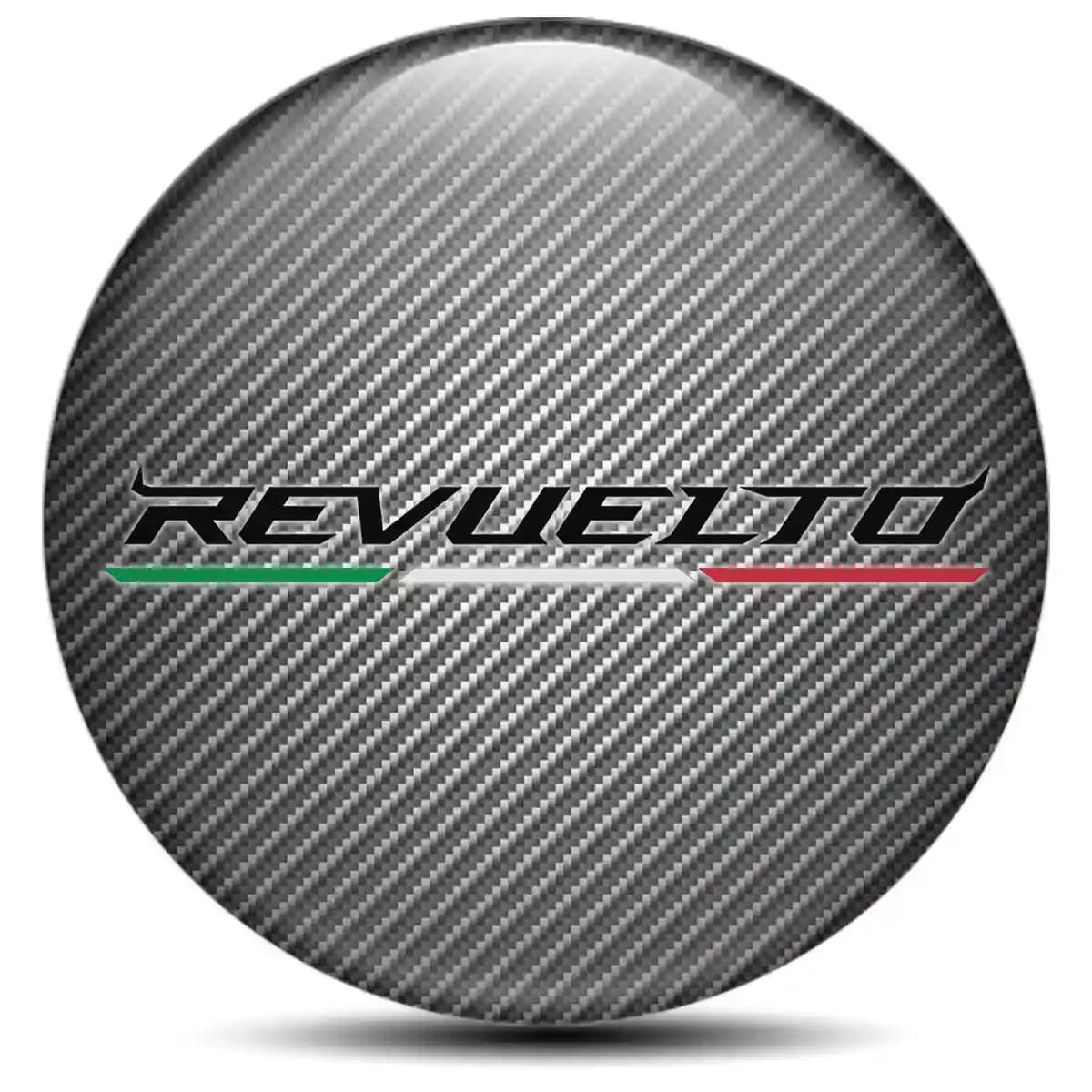 Lamborghini Revuelto Badge Emblems Center Cap Stylish Design