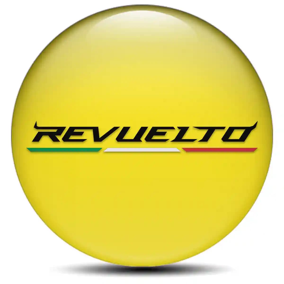 Lamborghini Revuelto Domed Emblem Stylish Design