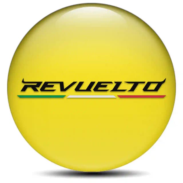 Lamborghini Revuelto Domed Emblem Stylish Design