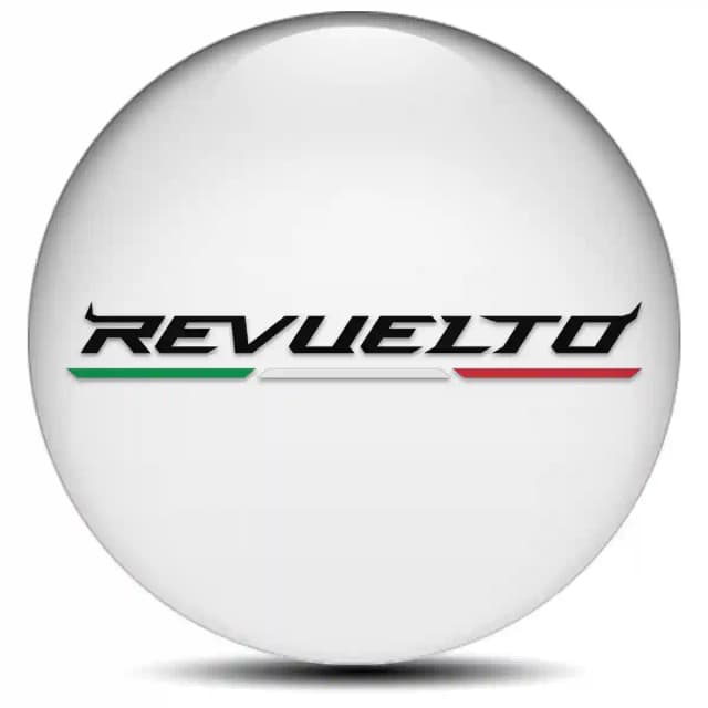 Lamborghini Revuelto Domed Sticker Stylish Design