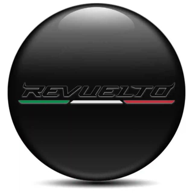 Lamborghini Revuelto Emblem Wheel Center Caps Stylish Design