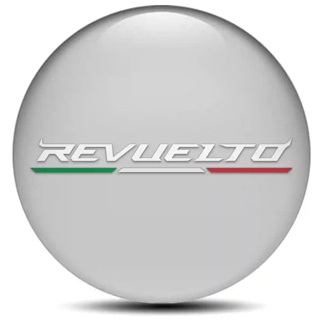 Lamborghini Revuelto Wheel Emblems Stylish Design