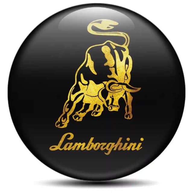 Lamborghini Wheel Emblem Self-Adhesive High Quality