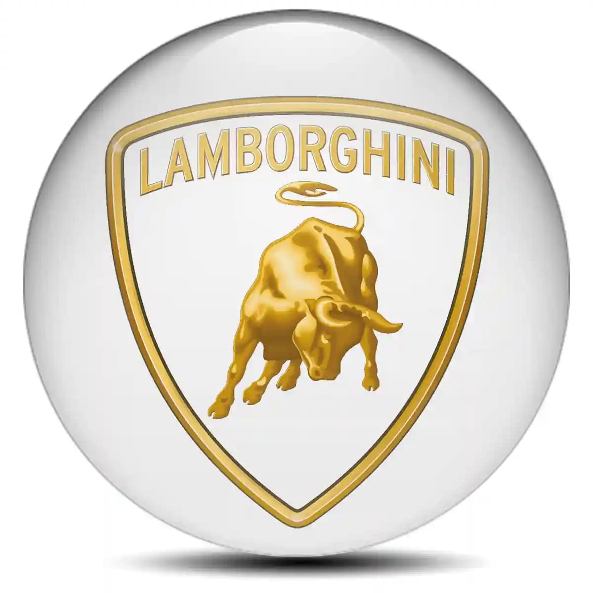 Lamborghini Wheel Emblem Self-Adhesive Stylish Design