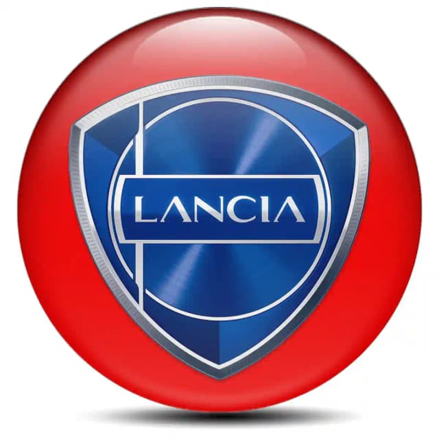 Lancia Domed Sticker Self-Adhesive Stylish Design