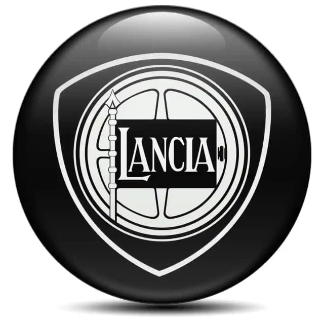 Lancia Epoxy Sticker Stylish Design