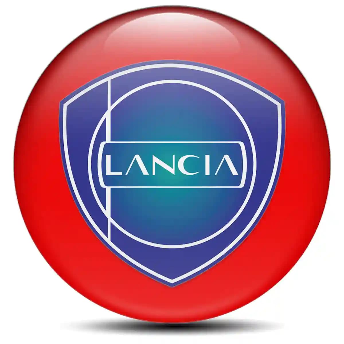 Lancia Sticker Epoxy 3D Gel Stylish Design