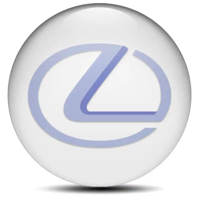 Lexus Domed Emblem Self-Adhesive Stylish Design
