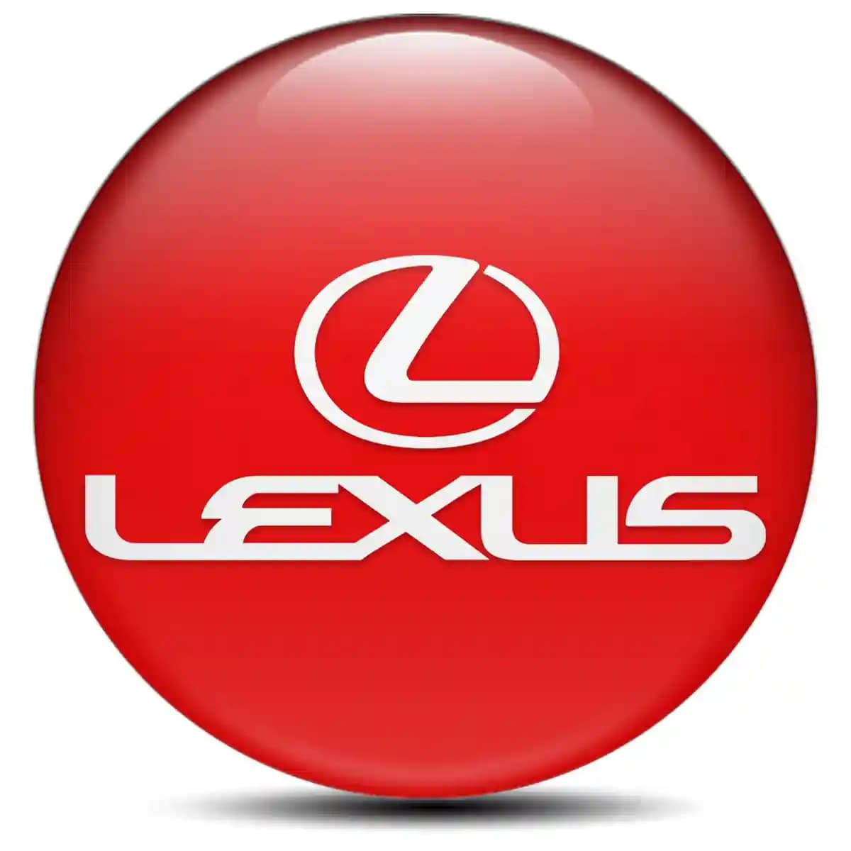 Lexus Domed Sticker Self-Adhesive Stylish Design