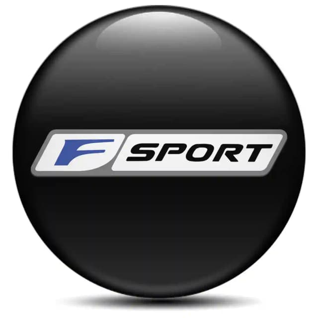 Lexus F Sport Badge Emblems Center Cap Stylish Design