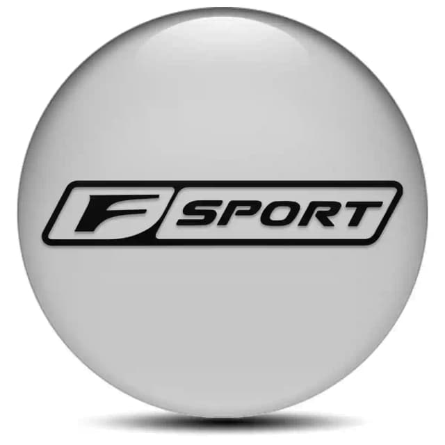Lexus F Sport Domed Emblem Self-Adhesive Stylish Design